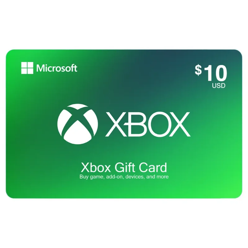 Xbox Store Gift Card 10